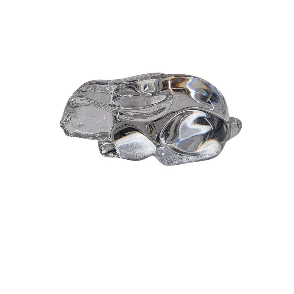 Princess House Clear Glass Rabbit Figurine 4 Inches Long‎